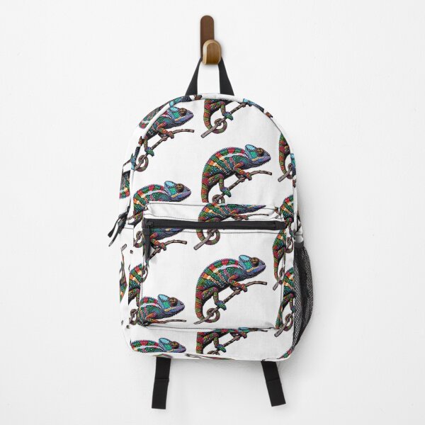 Item preview, Panther chameleon clings to a branch, bright and beautiful colors. #9 designed and sold by kizenya.