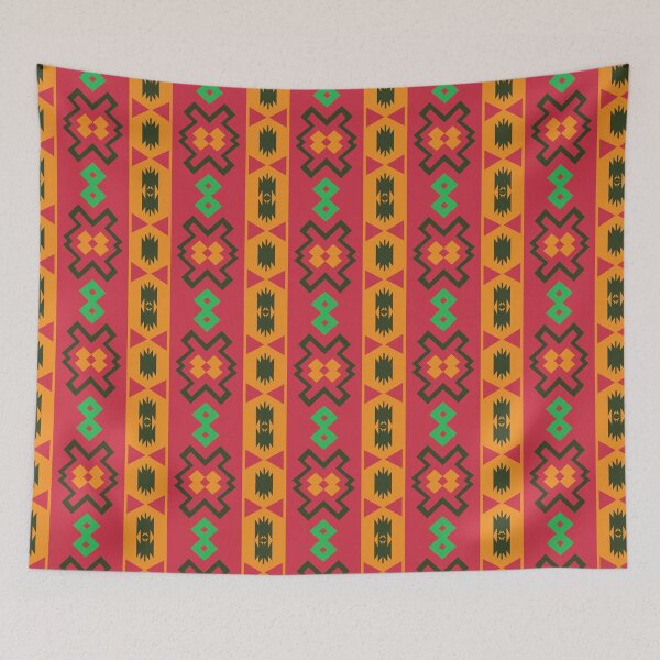 Item preview, Tribal shapes in retro colors designed and sold by lalylaura.