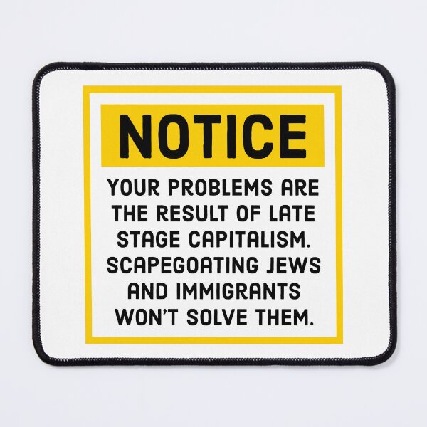 Item preview, Anti fascism notice  designed and sold by Rachel the Artist .