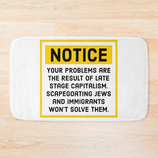 Item preview, Anti fascism notice  designed and sold by Rachel the Artist .