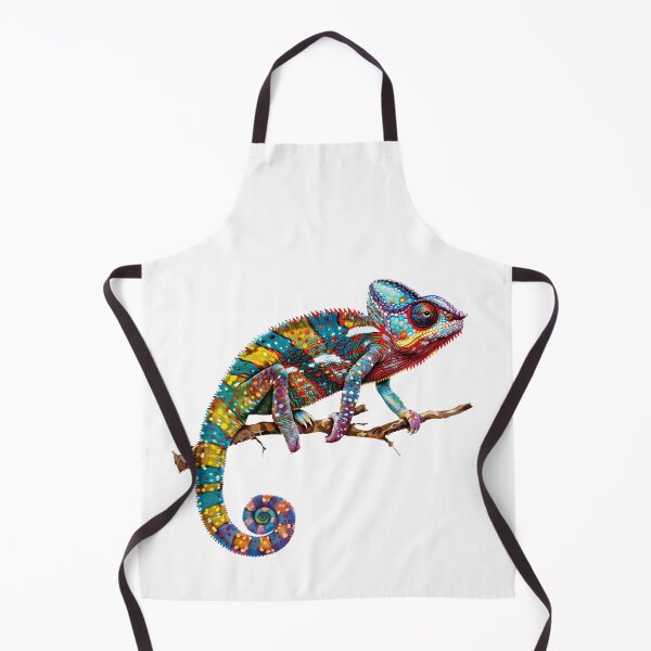 Item preview, Panther chameleon clings to a branch, bright and beautiful colors. #10 designed and sold by kizenya.