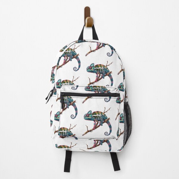 Item preview, Panther chameleon clings to a branch, bright and beautiful colors. #11 designed and sold by kizenya.