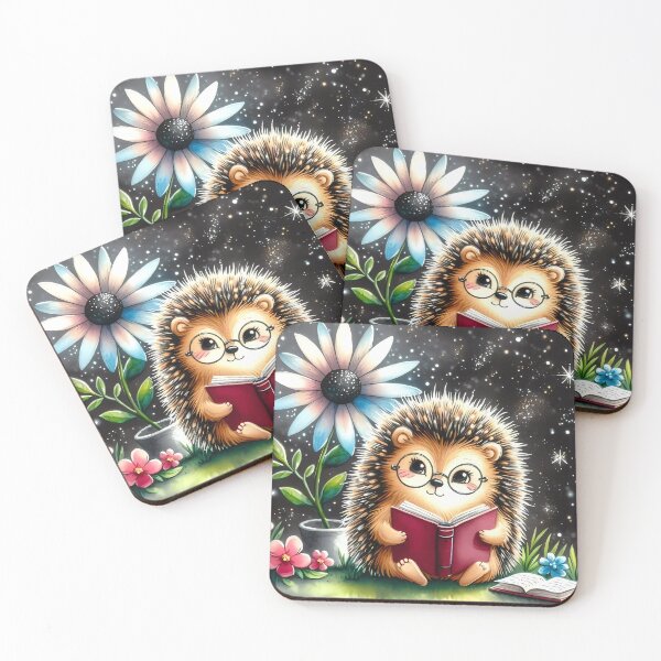 Item preview, Whimsical hedgehog.  designed and sold by ShazellArt.