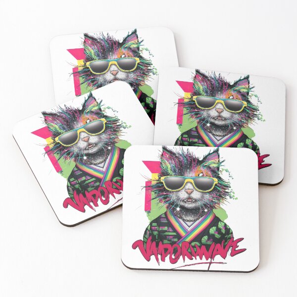 Item preview, Psychedelic Weirdcore Cat Vaporwave designed and sold by Brian Hibbs.