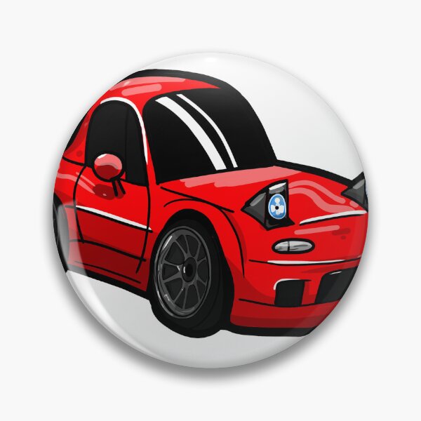 Item preview, Cute Tooned Miata Red Car designed and sold by MonkiFlipp.