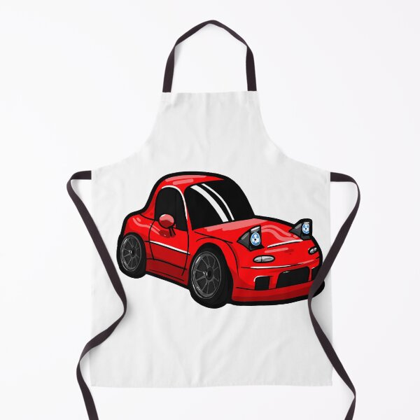 Item preview, Cute Tooned Miata Red Car designed and sold by MonkiFlipp.