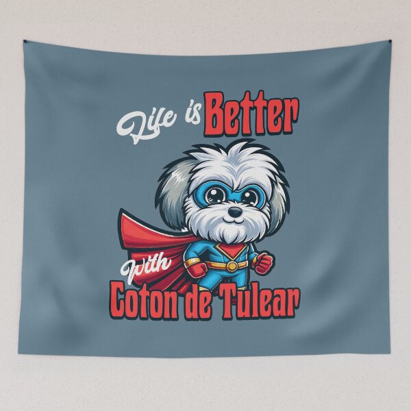 Item preview, Life Is Better With Coton De Tulear designed and sold by RockBeeDesigns.