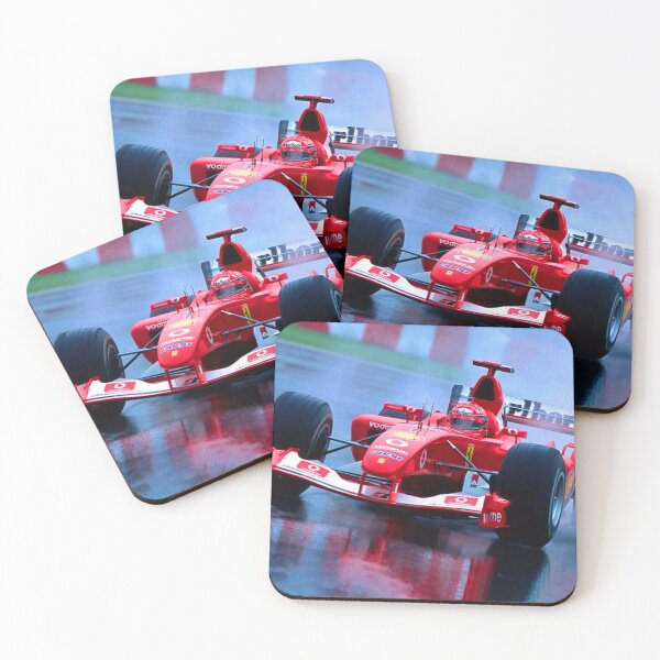 Item preview, Michael Schumacher racing in his 2003 F1 racecar in the rain designed and sold by Rodissimus1984.
