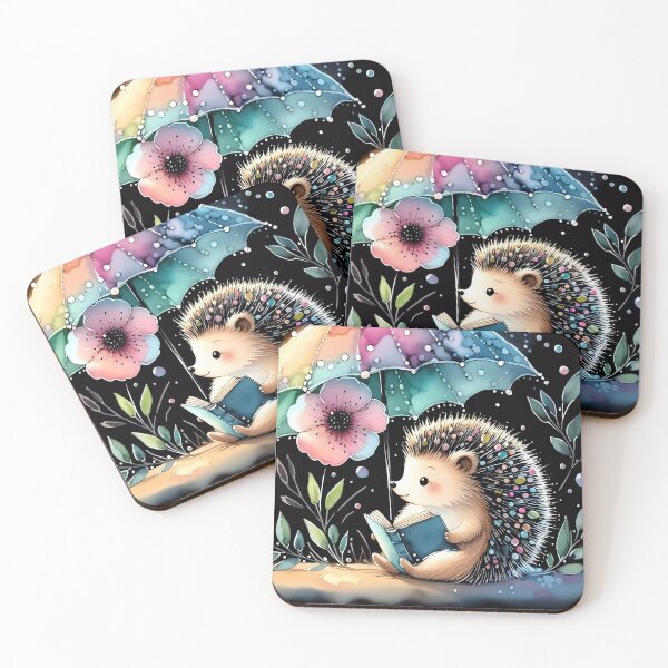 Item preview, Whimsical hedgehog.  designed and sold by ShazellArt.