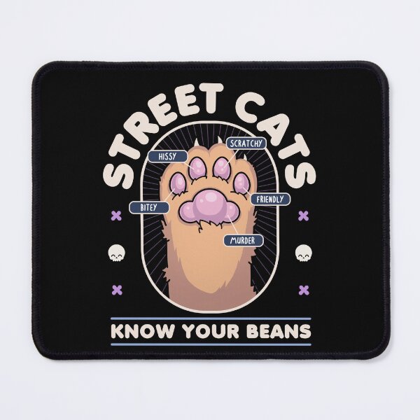 Item preview, Street Cats Know Your Beans - Kawaii Krypt designed and sold by KawaiiKrypt.