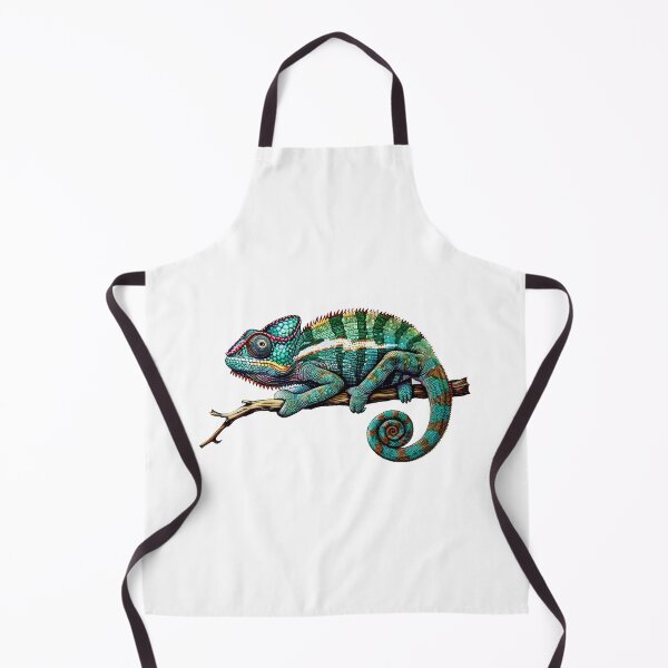 Item preview, Panther chameleon clings to a branch, bright and beautiful colors. #12 designed and sold by kizenya.