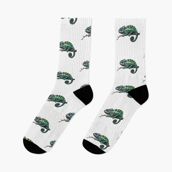Item preview, Panther chameleon clings to a branch, bright and beautiful colors. #12 designed and sold by kizenya.