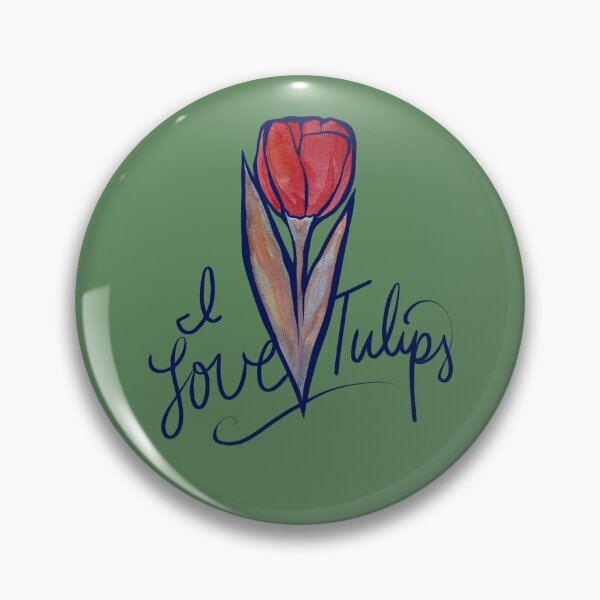 Item preview, I Love Tulips designed and sold by FrictionMaxxing.