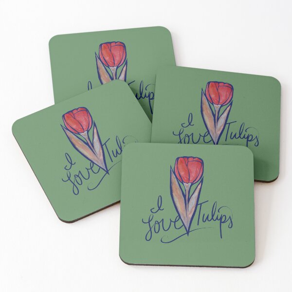 Item preview, I Love Tulips designed and sold by FrictionMaxxing.