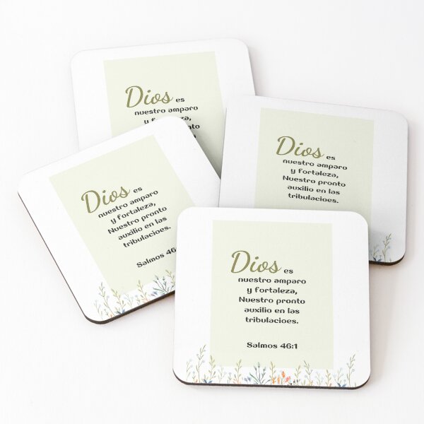 Item preview, Psalm 46:1 Bible Verse In Spanish designed and sold by bible-prints.
