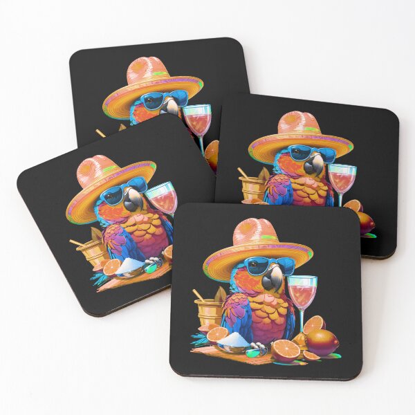 Item preview, Salt and Lime Parrot Happy Bird in Paradise designed and sold by MindWave THC.