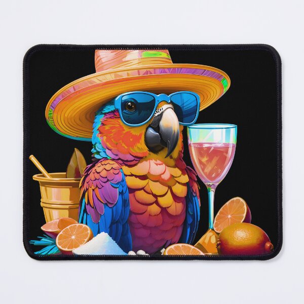 Item preview, Salt and Lime Parrot Happy Bird in Paradise designed and sold by MindWave THC.