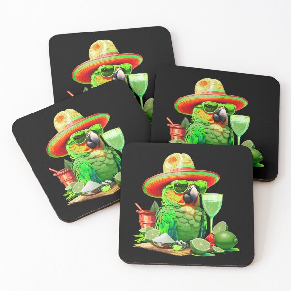 Item preview, Salt and Lime Parrot Happy Bird in Paradise designed and sold by MindWave THC.