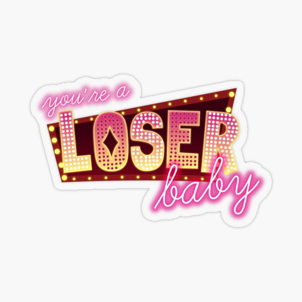 You're A Loser Baby Neon Sign, Hazbin Hotel
