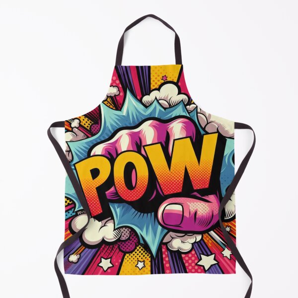 Aperçu de l'œuvre Pop Art POW : conception de mots dynamique créée et vendue par StickerStudio27.