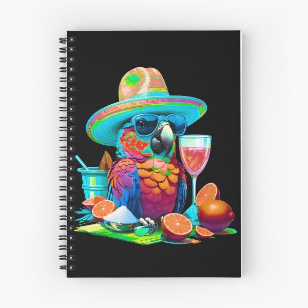 Item preview, Salt and Lime Parrot Happy Bird in Paradise designed and sold by MindWave THC.