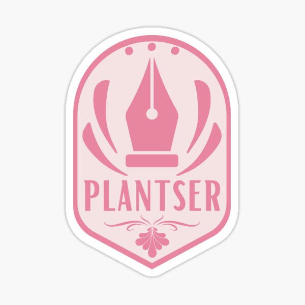 Plantser Badge - Rose Sticker