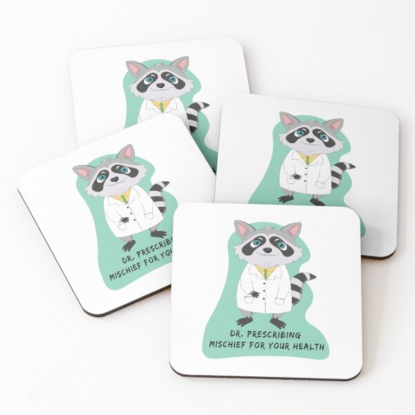 Item preview, Cute Doctor raccoon designed and sold by atedesigns.