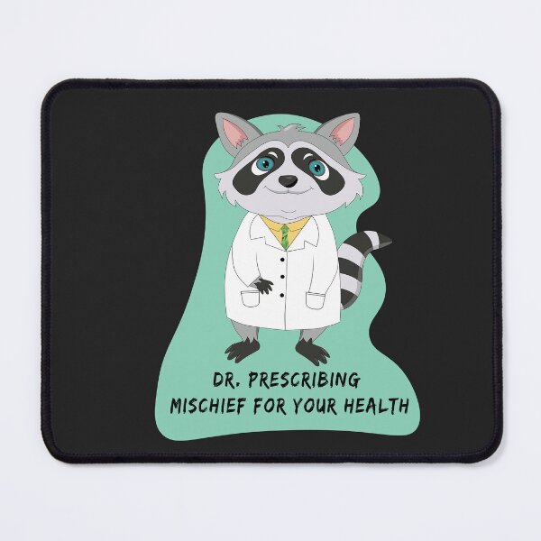 Item preview, Cute Doctor raccoon designed and sold by atedesigns.