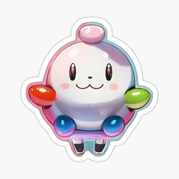 Cute Soaring Chibi Creature Sticker