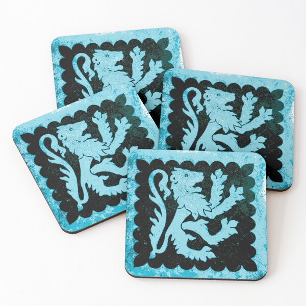 Item preview, Medieval lion in light blue designed and sold by SpectraScope.