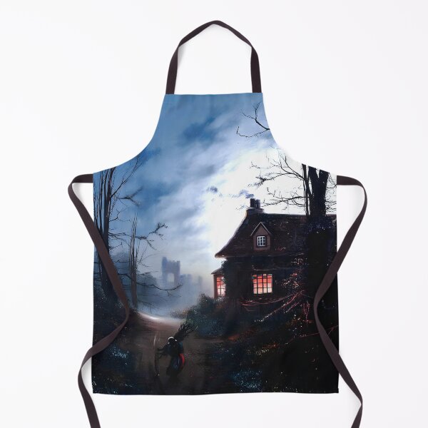 Item preview, A Young Maid Carrying a Bundle of Faggots before a House at Dusk - Wilfred Jenkins designed and sold by darkgothicart.
