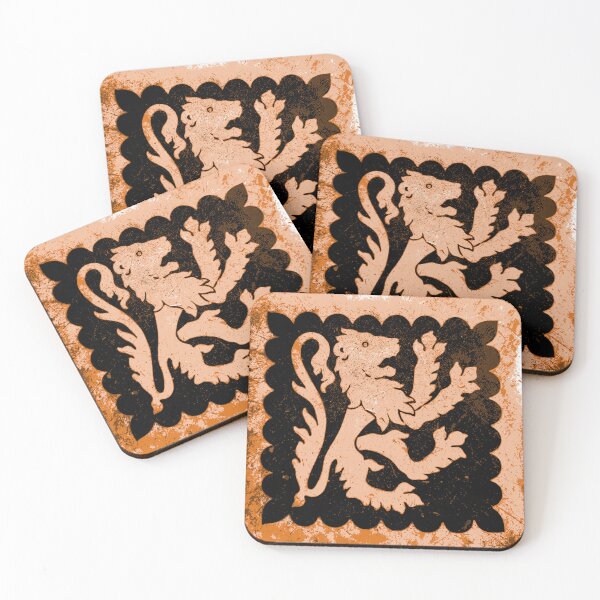 Item preview, Medieval lion in orange designed and sold by SpectraScope.