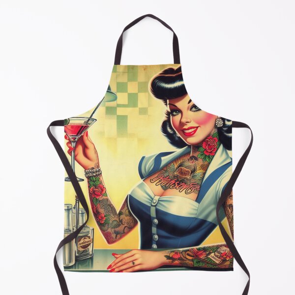 Item preview, Vintage Cocktail Pin-up designed and sold by PulpVintage.
