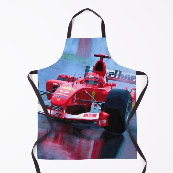 Item preview, Michael Schumacher racing in his 2003 F1 racecar in the rain abstract designed and sold by Rodissimus1984.