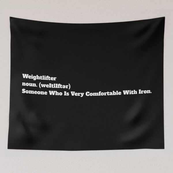 Item preview, Weightlifter Noun. designed and sold by TheFineShirt.