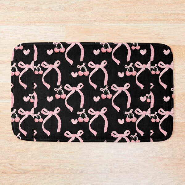 Item preview, Coquette Pink Cherry, Ribbon, and  Heart Pattern designed and sold by Raise2Shine.