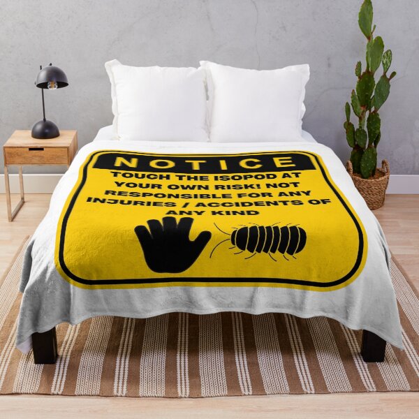 Item preview, NOTICE - Touch at your own risk (Isopod) designed and sold by ArtsyCity.
