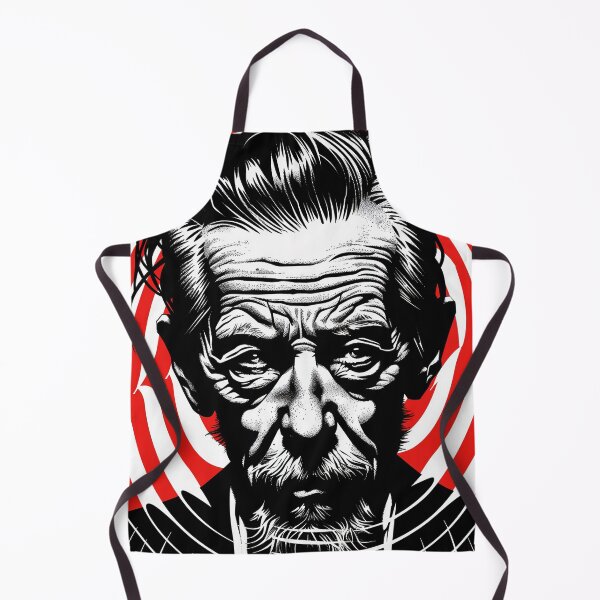 Item preview, Alan Watts Black White Red Op Art - Mind-Blowing Spiritual Wisdom in Dynamic Visual Form designed and sold by Mystikos Art.