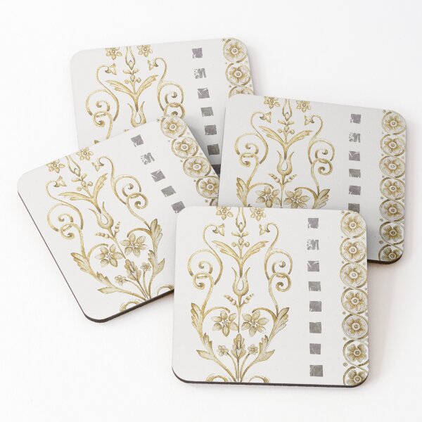Item preview, Cream ornamental Stripe designed and sold by Tiffany Budd.