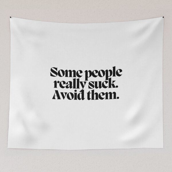 Item preview, Some people really suck. Avoid them.  designed and sold by CharmStudio.