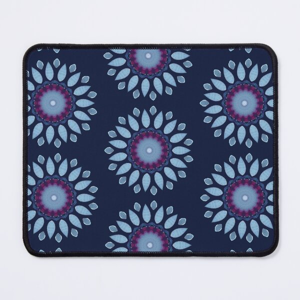 Item preview, Phycadelic Sky Blue Blooms designed and sold by HanliesArt.