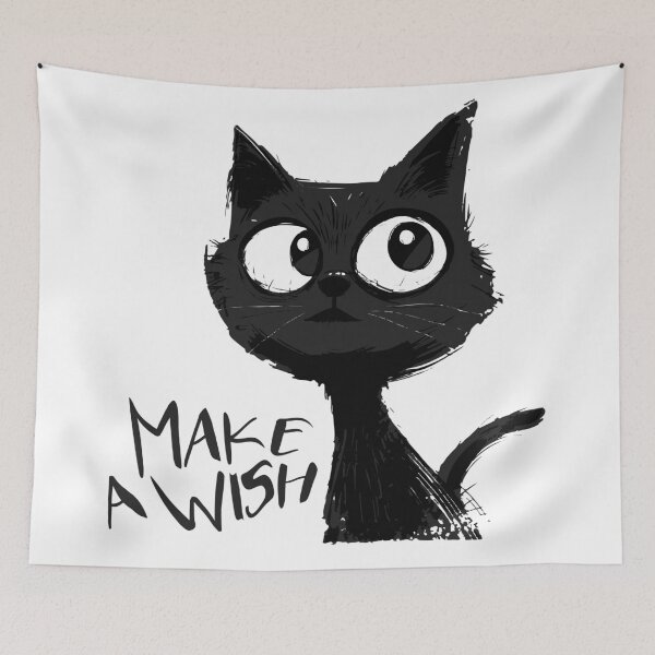 Item preview, Cat tquest make a wish design designed and sold by Svetlanhcik.