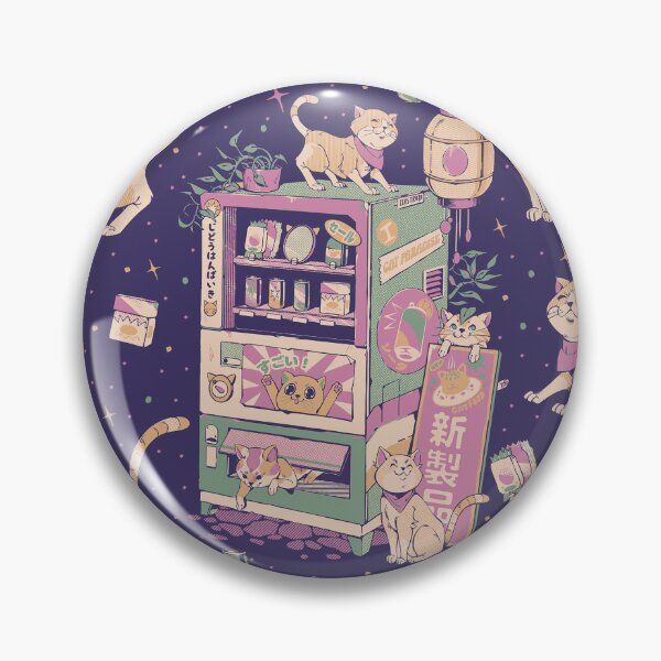 Item preview, Cat Vending Machine - Pattern  designed and sold by Ilustrata®.