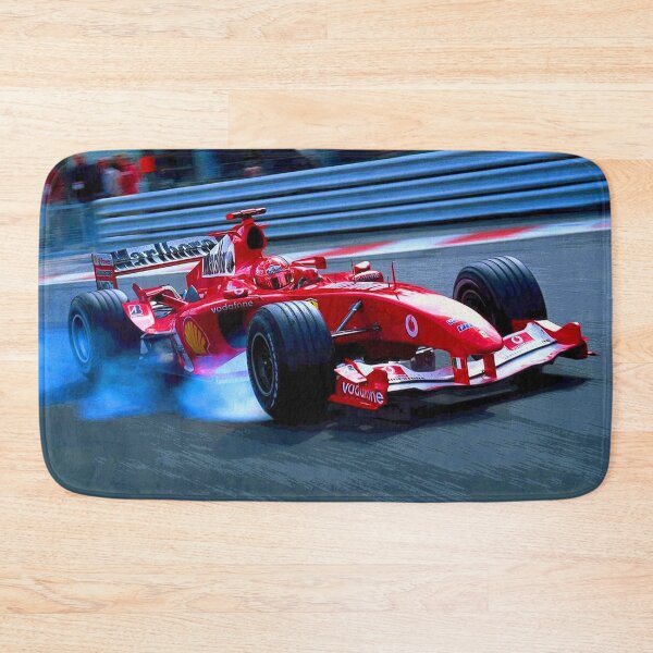 Item preview, Michael Schumacher going into a corner with his 2004 F1 car abstract designed and sold by Rodissimus1984.