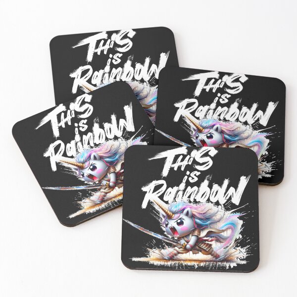 Item preview, Unicorn Samurai, This is Rainbow designed and sold by Ninja-Cat-Corp.