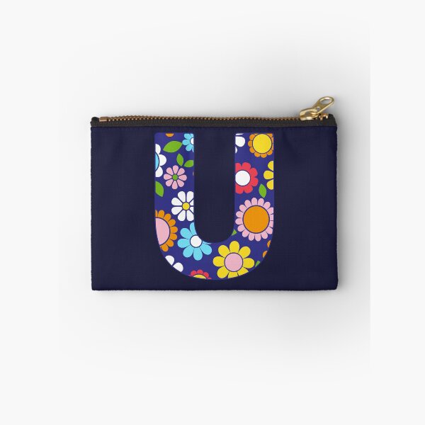 Item preview, Hippie Floral Alphabet Letter U designed and sold by ToluaPrints.