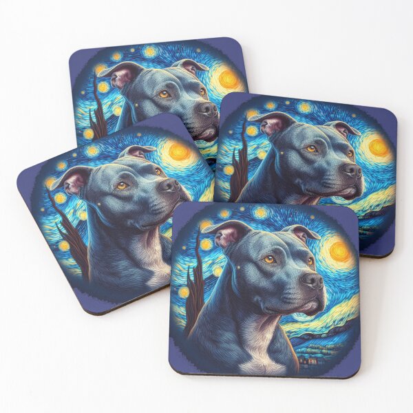 Item preview, Pitbull Starry Night designed and sold by 123ks.