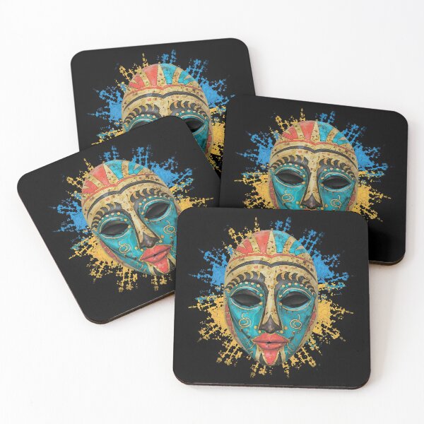 Item preview, Colorful mask. Tribal mask designed and sold by MagelliShop.