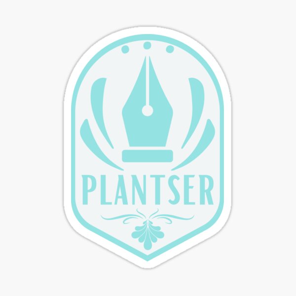 Plantser Badge - Sky Sticker
