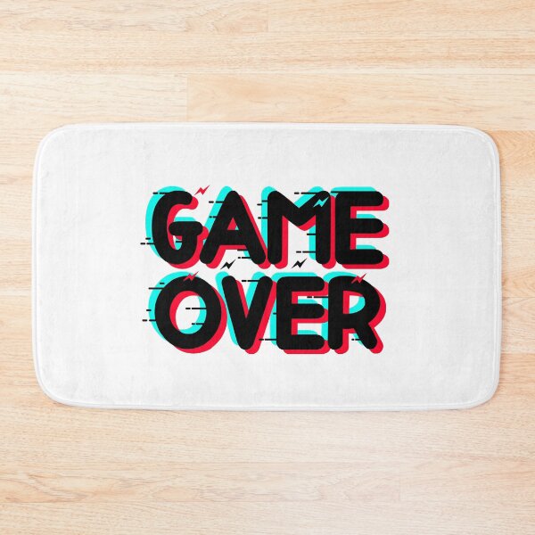 Item preview, Game over designed and sold by ShopMaxiDesigns.